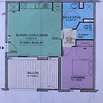 Apartmán Entre Et Ocean, 3 Etoiles, Lumineux Et Calme En Plein Centre-ville *